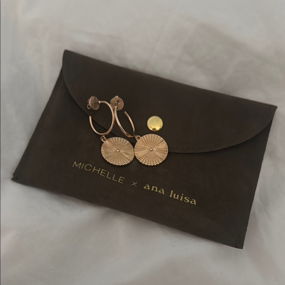 Ana Luisa x Michelle Gold Coin earrings